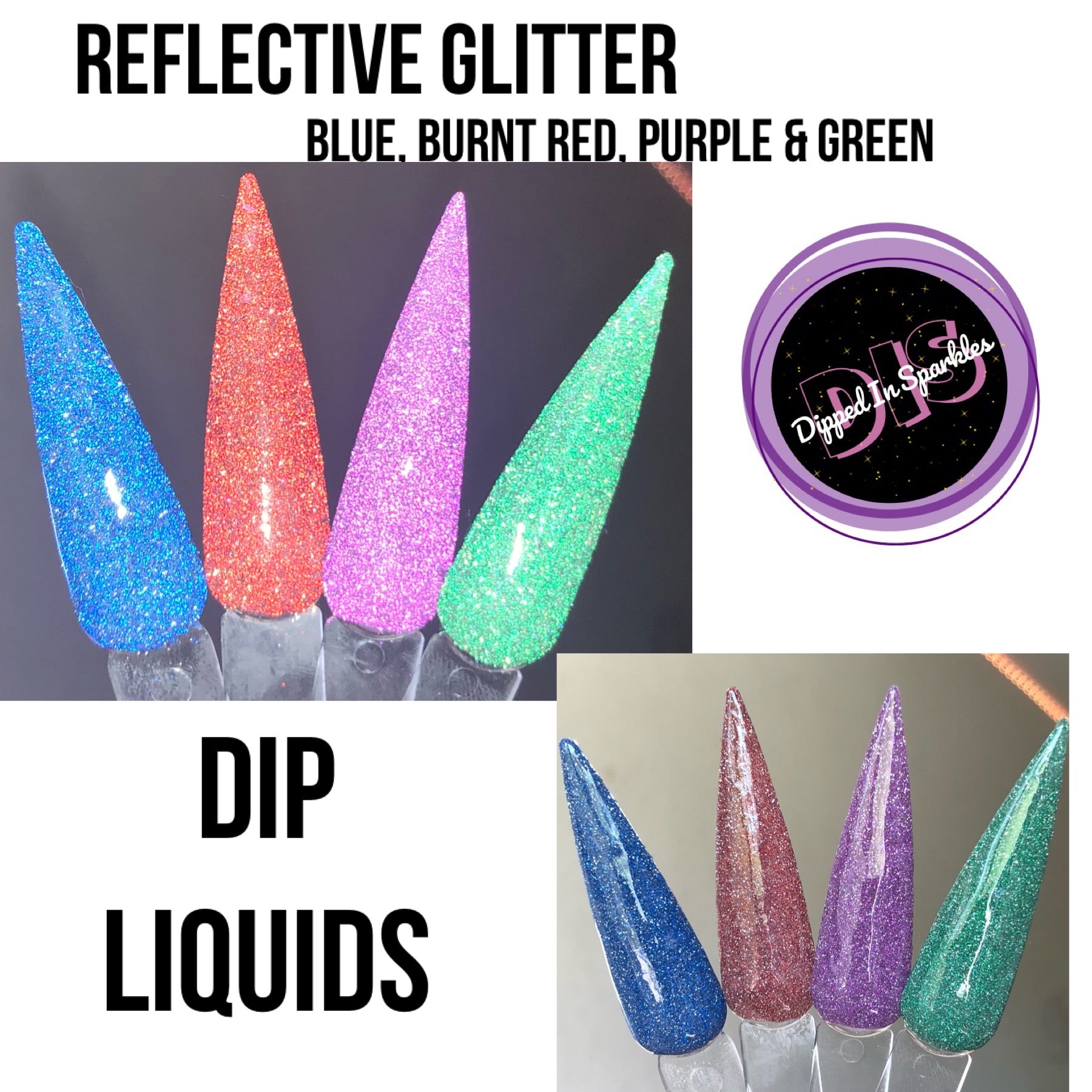 Reflective Glitter A La Cart – Dipped In Sparkles